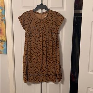 Cheetah babydoll dress
